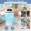 Costway ES10113US-WH 9000 BTU ASHRAE Portable Air Conditioner Cools 350 Sq. Ft. with Dehumidifier with Remote in White