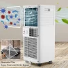 Costway FP10110US-WH 8000 BTU Portable Air Conditioner 3-in-1 Air Cooler
