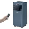 Costway FP10119US-DB 8000 BTU (ASHRAE) Portable Air Conditioner with Remote Control 3-in-1 Air Cooler with Drying in Dark Blue