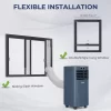 Costway FP10120US-DB 10000 BTU Portable Air Conditioner