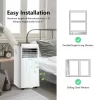 Costway FP10123US-WH 10000BTU Portable Air Conditioner 3-in-1 Air Cooler with Remote Control