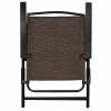 Costway OP3687 Brown Metal Patio Sling Folding Chair with Adjustable Back (Set of 4) Costway OP3687 Brown Metal Patio Sling Folding Chair with Adjustable Back (Set of 4)