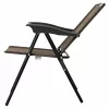 Costway OP3687 Brown Metal Patio Sling Folding Chair with Adjustable Back (Set of 4) Costway OP3687 Brown Metal Patio Sling Folding Chair with Adjustable Back (Set of 4)