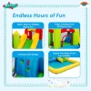 Costway OP3801 Inflatable Bounce House Water Slide Jump Bouncer with Climbing Wall and Splash Pool Costway OP3801 Inflatable Bounce House Water Slide Jump Bouncer with Climbing Wall and Splash Pool