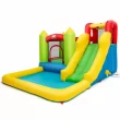 Costway OP3801 Inflatable Bounce House Water Slide Jump Bouncer with Climbing Wall and Splash Pool