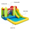 Costway OP3801 Inflatable Bounce House Water Slide Jump Bouncer with Climbing Wall and Splash Pool Costway OP3801 Inflatable Bounce House Water Slide Jump Bouncer with Climbing Wall and Splash Pool