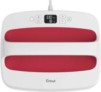 Cricut EasyPress 2 Heat Press Machine (12 in x 10 in), Ideal for T-Shirts, Tote Bags, Pillows, Aprons & More, Precise Temperature Control, Features Insulated Safety Base & Auto-Off, Raspberry