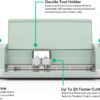 Cricut Explore Air 2 - A DIY Cutting Machine for all Crafts, Create Customized Cards, Home Decor & More, Bluetooth Connectivity, Compatible with iOS, Android, Windows & Mac, Mint