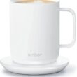 Ember Temperature Control Smart Mug 2, 14 oz, White, App Controlled Heated Coffee Mug for Home or Office