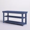 Fleshman Shoe Storage Bench Blue Fleshman Shoe Storage Bench Blue