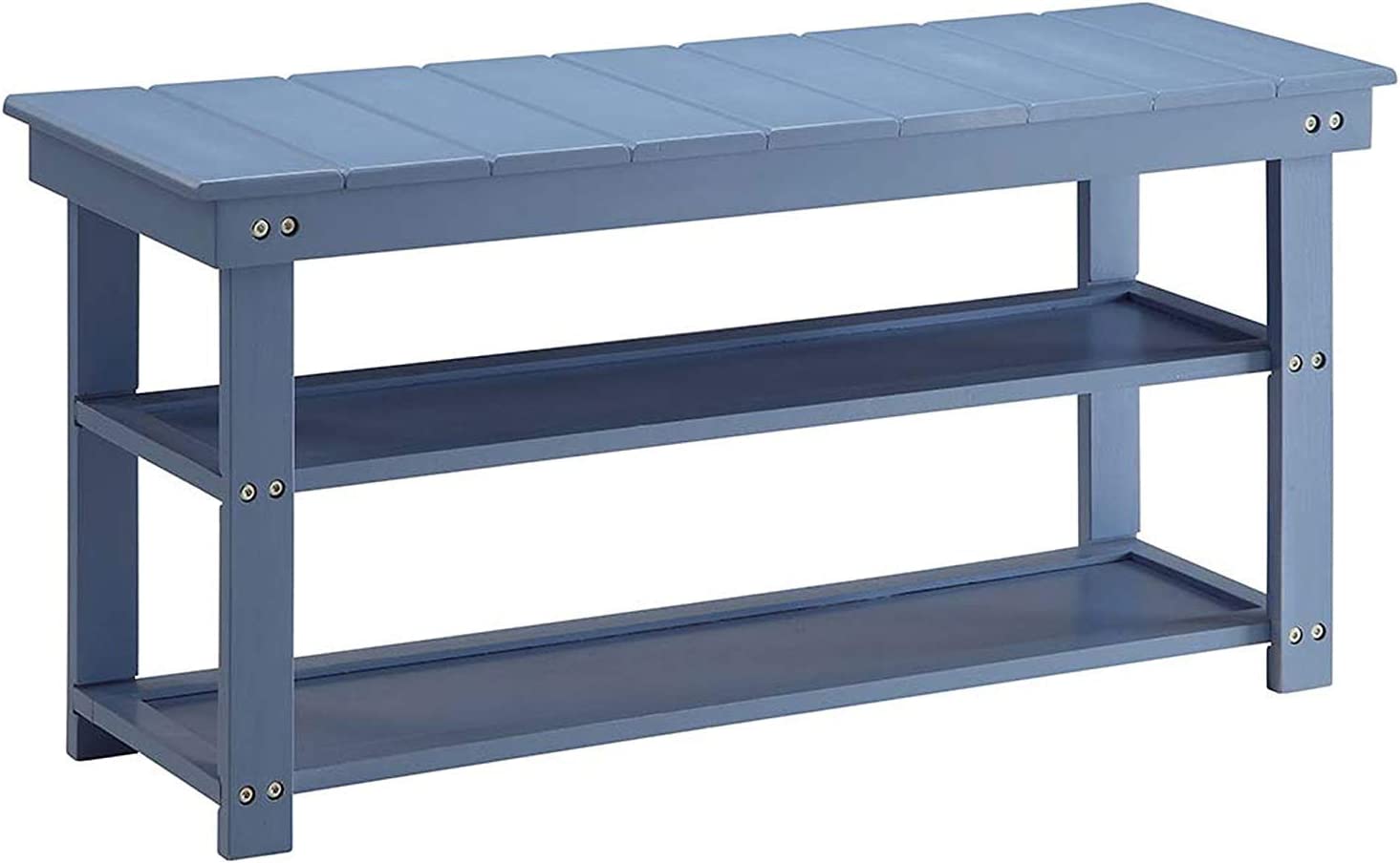 Fleshman Shoe Storage Bench Blue..,, Fleshman Shoe Storage Bench Blue