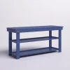 Fleshman Shoe Storage Bench Cobalt Blue Fleshman Shoe Storage Bench Cobalt Blue