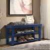 Fleshman Shoe Storage Bench Cobalt Blue Fleshman Shoe Storage Bench Cobalt Blue