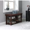 Fleshman Shoe Storage Bench Espresso Fleshman Shoe Storage Bench Espresso