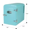 Frigidaire Portable Retro Extra Large 9-Can Capacity Mini Cooler, EFMIS175, Blue