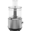 GE G8P0AASSPSS Food Processor 12 Cup | Complete With 3 Feeding Tubes, Stainless Steel Mixing Blade & Shredding Disc | 3 Speed | Great for Shredded Cheese, Chicken & More | Kitchen Essentials | 550 Watts GE G8P0AASSPSS Food Processor 12 Cup