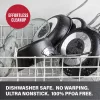 GRANITESTONE 2228 10-Piece Aluminum Ultra-Durable Non-Stick Diamond Infused Cookware Set with Glass Lids
