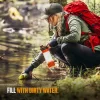 GRAYL GeoPress 24 oz Water Purifier Bottle - Filter for Hiking, Camping, Survival, Travel (Oasis Green)