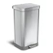 Glad GLD-74526 20 Gal. All Stainless Steel Step-On Large Metal Kitchen Trash Can