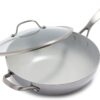 GreenPan Venice Pro Tri-Ply Stainless Steel Healthy Ceramic Nonstick 12
