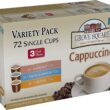 Grove Square Cappuccino Variety Pack, 72 Single Serve Cups
