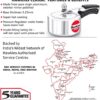 HAWKINS Classic CL20 2-Liter New Improved Aluminum Pressure Cooker, Small, Silver