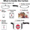 HAWKINS Classic CL50 5-Liter New Improved Aluminum Pressure Cooker, Small, Silver