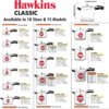 HAWKINS Classic CL50 5-Liter New Improved Aluminum Pressure Cooker, Small, Silver
