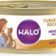 Halo Grain Free Indoor Cat Turkey & Duck Pate Canned Cat Food 5.5-oz, case of 12