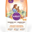 Halo Indoor Grain Free Holistic Healthy Weight Chicken & Chicken Liver Recipe Dry Cat Food 6 Pound (Pack of 1)