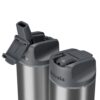 Hidrate Spark PRO Smart Water Bottle, Tracks Water Intake & Glows to Remind You to Stay Hydrated - Straw Lid, Stainless Steal