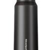 HidrateSpark PRO 32oz Smart Water Bottle Stainless Steel - Tracks Water Intake & Glows to Remind You to Stay Hydrated , Straw Lid, Black