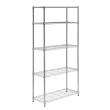 Honey Can Do 5-Tier Chrome Storage Shelves, 200 lbs. Capacity