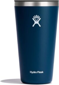 Hydro Flask 28oz All Around Tumbler - Stainless Steel Reusable Insulated Travel Drinking Cup Water Bottle with Lid (Indigo)