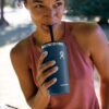 Hydro Flask 28oz All Around Tumbler - Stainless Steel Reusable Insulated Travel Drinking Cup Water Bottle with Lid (Indigo)