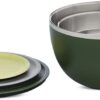 Hydro Flask 3 Qt Outdoor Kitchen Bowl - Stainless Steel Dinnerware Reusable Camping Gear Mess Kit - Dishwasher Safe (Olive) Hydro Flask 3 Qt Outdoor Kitchen Bowl - Stainless Steel Dinnerware Reusable Camping Gear Mess Kit - Dishwasher Safe (Olive)
