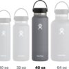 Hydro Flask 40oz Wide Mouth Bottle (Laguna)