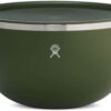 Hydro Flask 5 Qt Outdoor Kitchen Bowl - Stainless Steel Dinnerware Reusable Camping Gear Mess Kit - Dishwasher Safe (Olive)