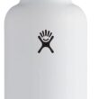 Hydro Flask G64110 64 oz. Beer Growler- Vacuum Insulated & Reusable with Easy Carry Handle, White