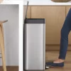 KOHLER 20940-ST 13 Gal. Stainless Steel Step Trash Can