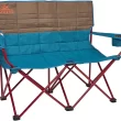 Kelty Loveseat Double Outdoor Camp Chair, 2-Person Camping, Festival, Concert Seat, Deep Lake / Fallen Rock