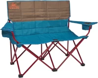 Kelty Loveseat Double Outdoor Camp Chair, 2-Person Camping, Festival, Concert Seat, Deep Lake / Fallen Rock