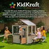 KidKraft Uptown Espresso Wooden Play Kitchen and 30-Piece Play Food Accessories
