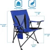 Kijaro XXL Dual Lock Portable Camping Chair - Supports Up To 400lbs - Enjoy the Outdoors in a Versatile Folding Chair, Sports Chair, Outdoor Chair & Lawn Chair (Cayman Blue Iguana)