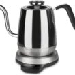 KitchenAid KEK1032SS Precision 4.25-Cup Gooseneck Stainless Steel Electric Kettle with Alarm