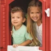 Little Tikes Cape Cottage Playhouse with Working Doors, Windows, and Shutters - Red