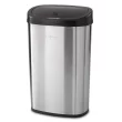 Mainstays 13.2 gal /50 L Motion Sensor Kitchen Garbage Can, Stainless Steel