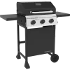 Megamaster 720-0988EA Propane Gas Grill, Black/Silver