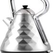 OVENTE KS755BR Cleo Collection 7.1-Cup Silver Electric Kettle with Boil-Dry Protection and Auto Shut-Off