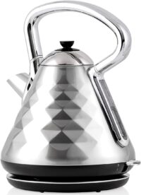 Bodum + Ottoni Electric Water Kettle, 34 Oz, Stainless Steel